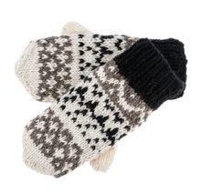 Load image into Gallery viewer, Knit Neutral Scandi Mittens
