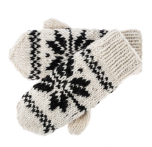 Load image into Gallery viewer, Knit Neutral Scandi Mittens
