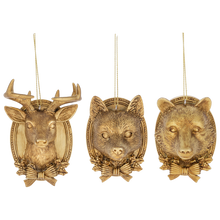Load image into Gallery viewer, Woodland Animal Bust Orn-Asst
