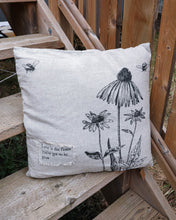Load image into Gallery viewer, 18&quot; Square Linen Blend Printed Pillow
