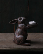 Load image into Gallery viewer, Rabbit With Tray - Candle Holder
