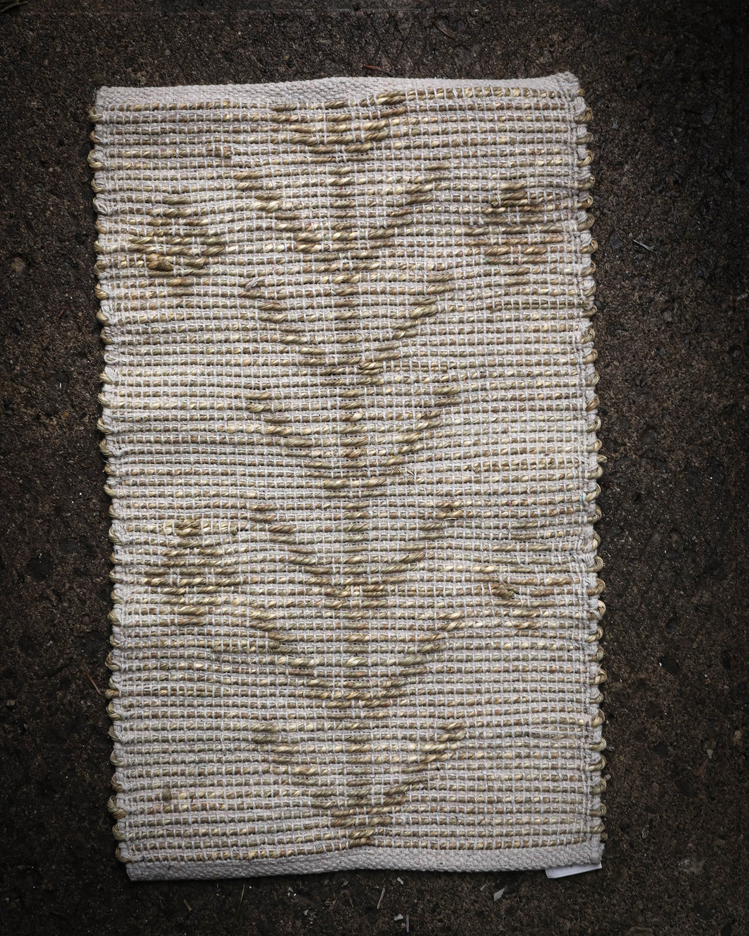 Hand-Woven Seagrass & Cotton Placemat