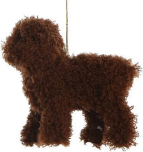 Load image into Gallery viewer, Faux Fur Poodle Ornament
