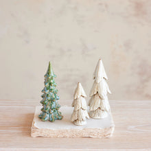 Load image into Gallery viewer, Stoneware Tree, Reactive Glaze( Cream)
