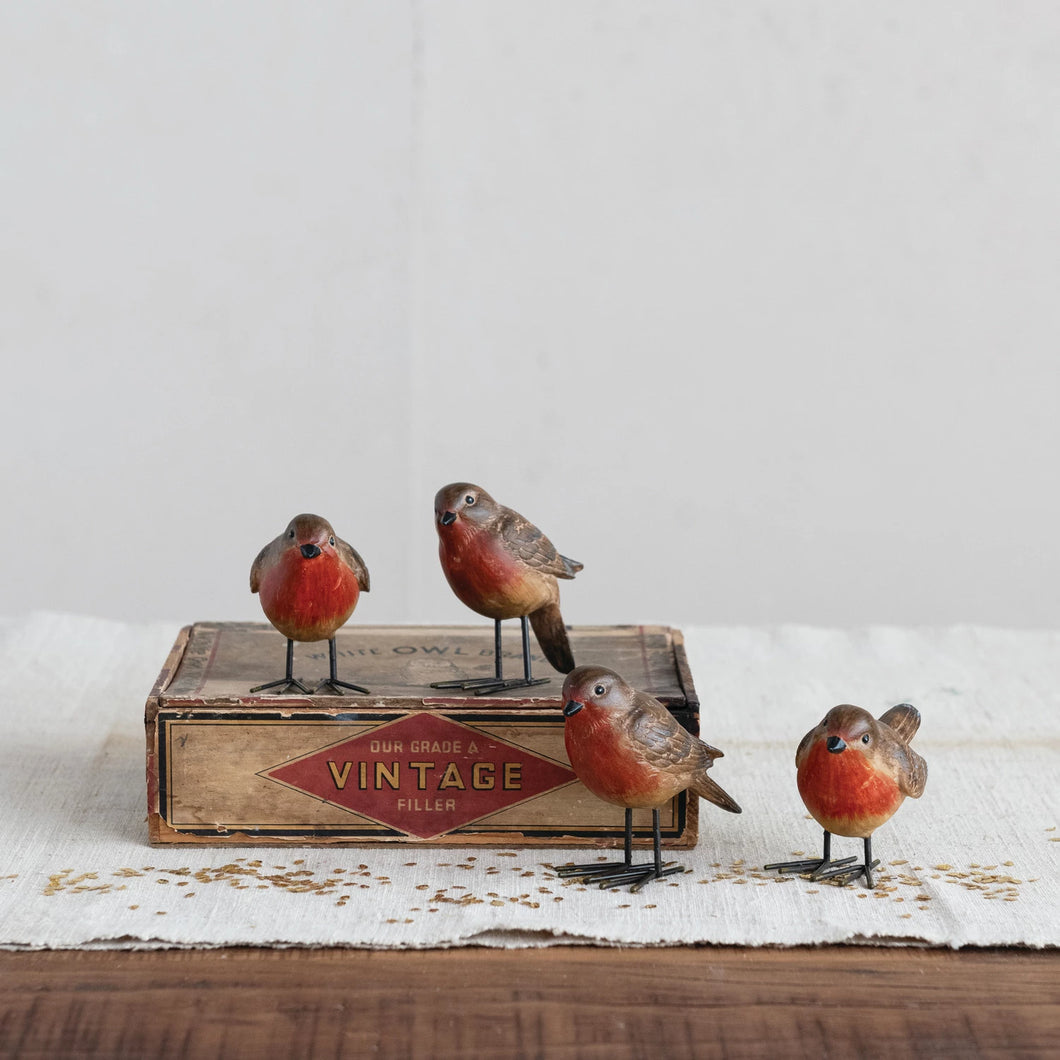 Bird with Metal Legs